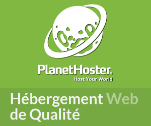 Bannière de l'hébergeur PlanetHoster