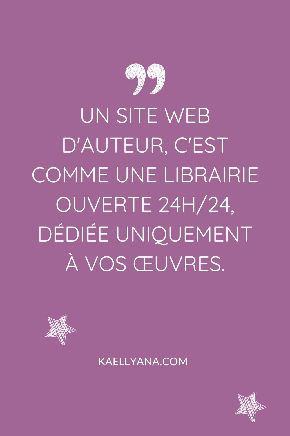 Un site web d'auteur, c'est comme une librairie ouverte 24h/24, dédiée à vos œuvres.