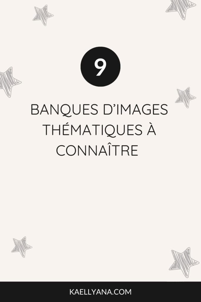 Visuel minimaliste présentant le chiffre 9, annonçant une sélection de banques d’images thématiques à connaître.